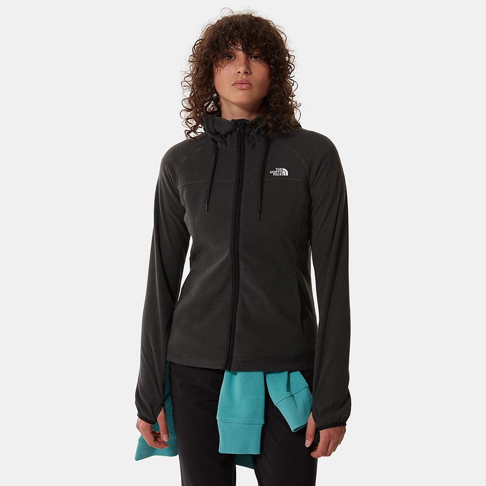 The North Face Hoodie Womens Australia - The North Face Homesafe Full-Zip Fleece Black (ITP-413092)